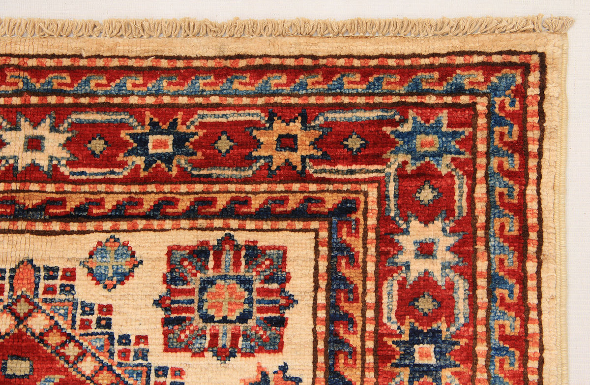 Supreme Kazak Ivory Rug 1.23m x 0.79m