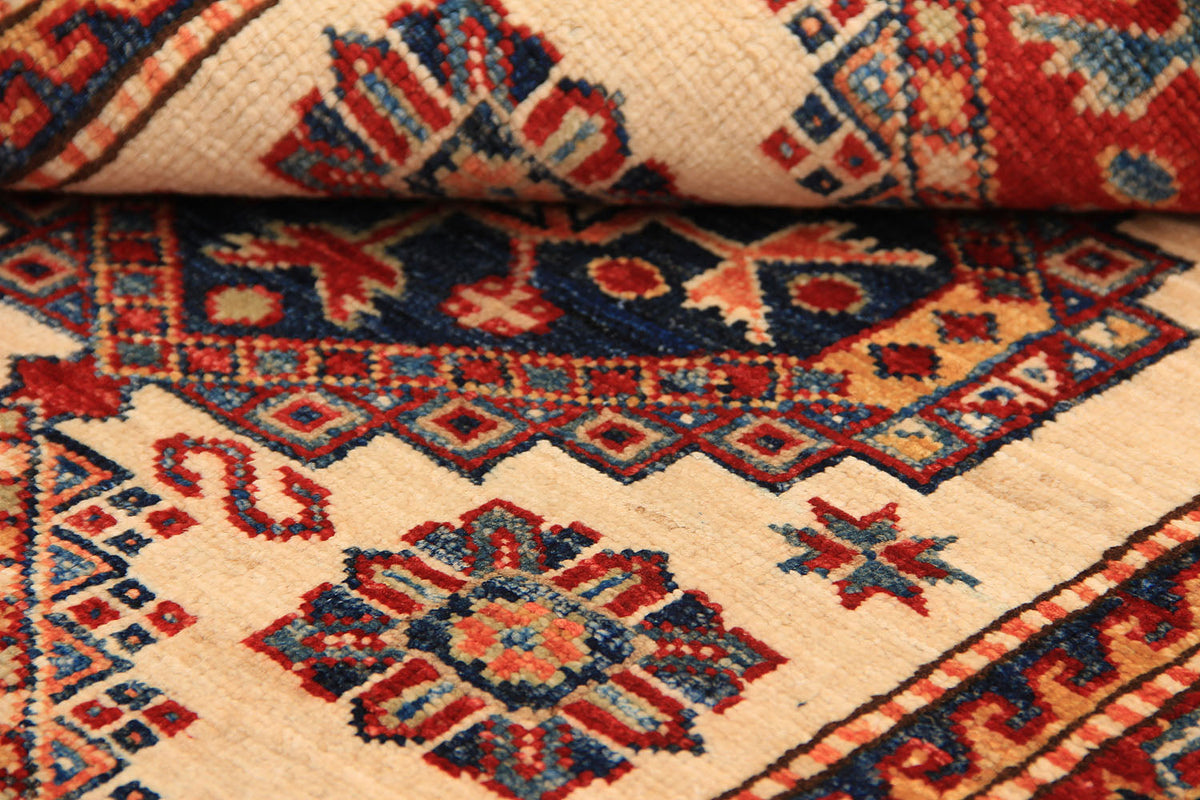 Supreme Kazak Ivory Rug 1.23m x 0.79m