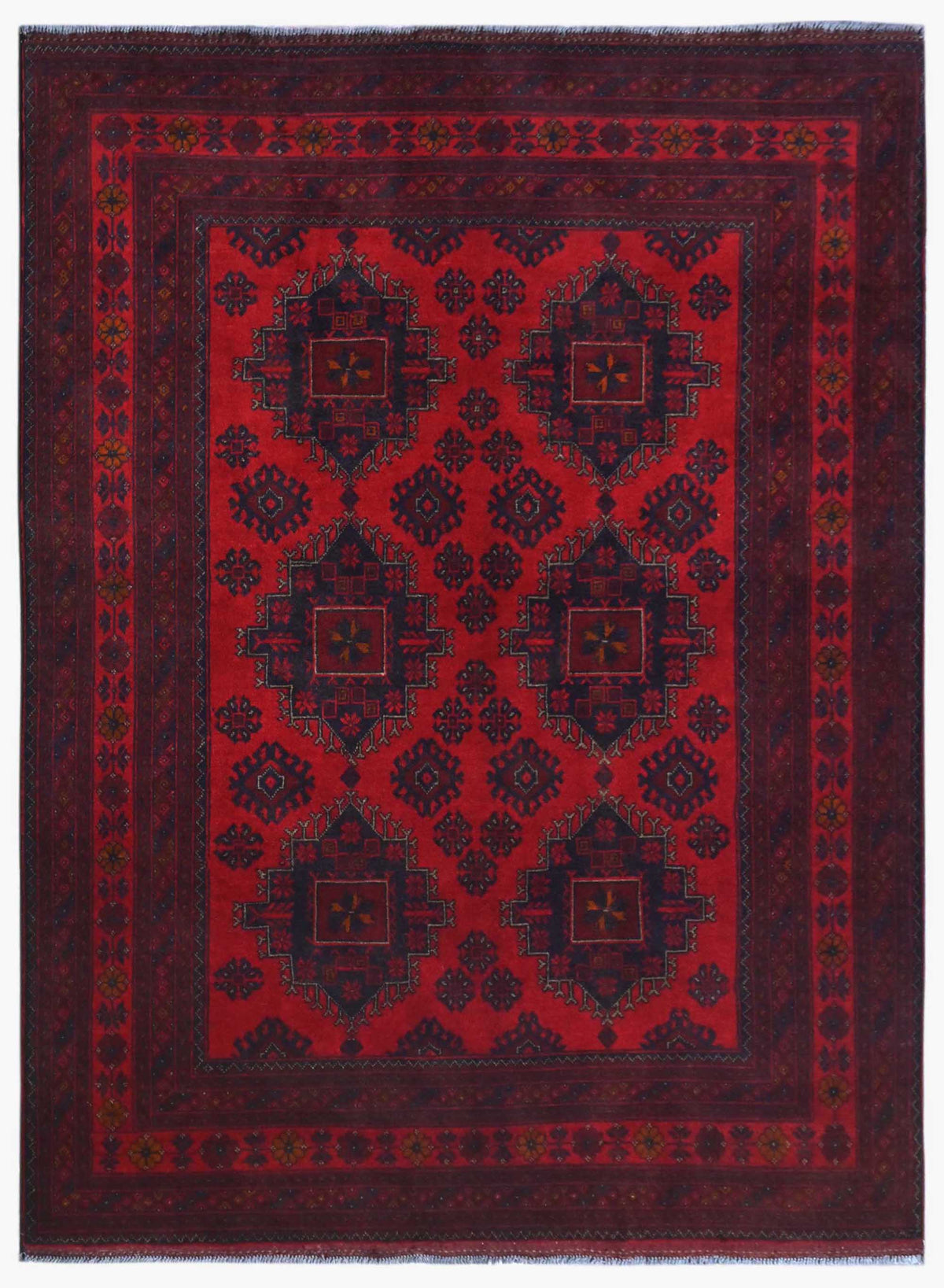 Khal Mohammadi Red Rug 1.70m x 2.32m