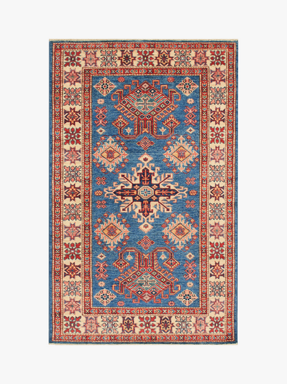 Supreme Kazak Blue Rug 1.55m x 0.99m