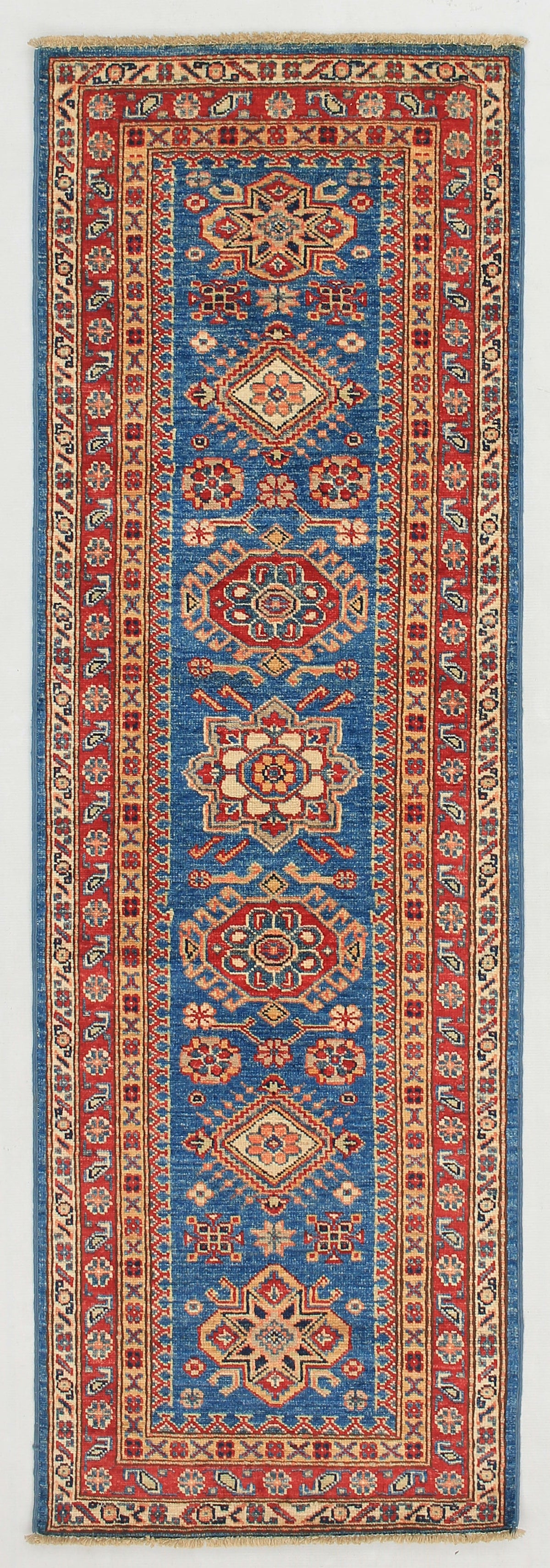 Supreme Kazak Blue Rug 1.87m x 0.63m