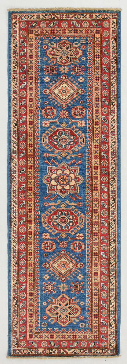 Supreme Kazak Blue Rug 1.87m x 0.63m