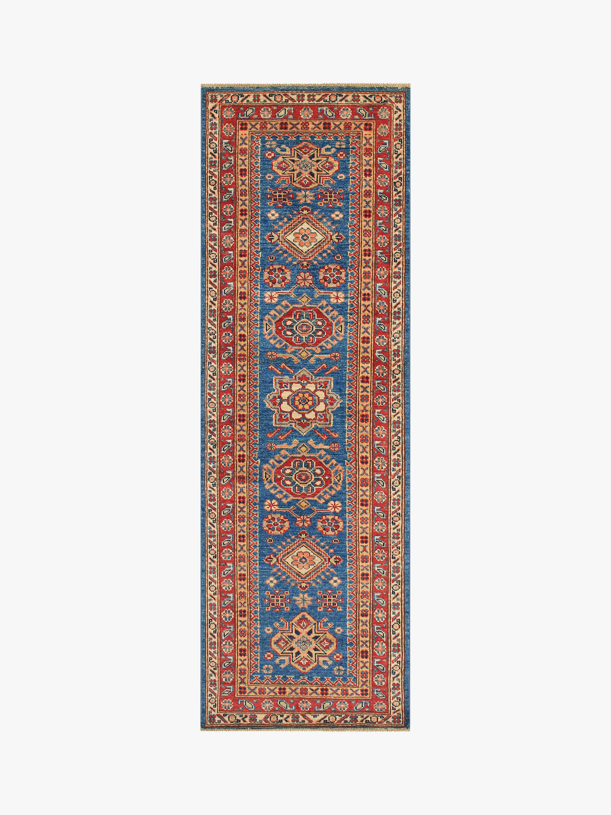 Supreme Kazak Blue Rug 1.87m x 0.63m