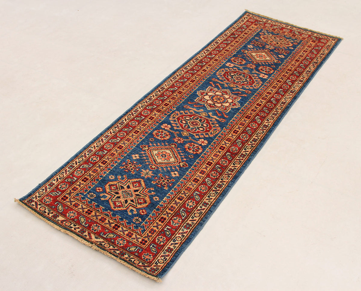 Supreme Kazak Blue Rug 1.87m x 0.63m