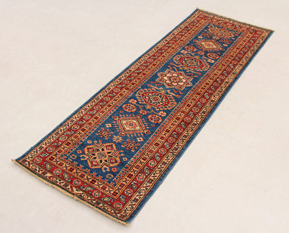 Supreme Kazak Blue Rug 1.87m x 0.63m
