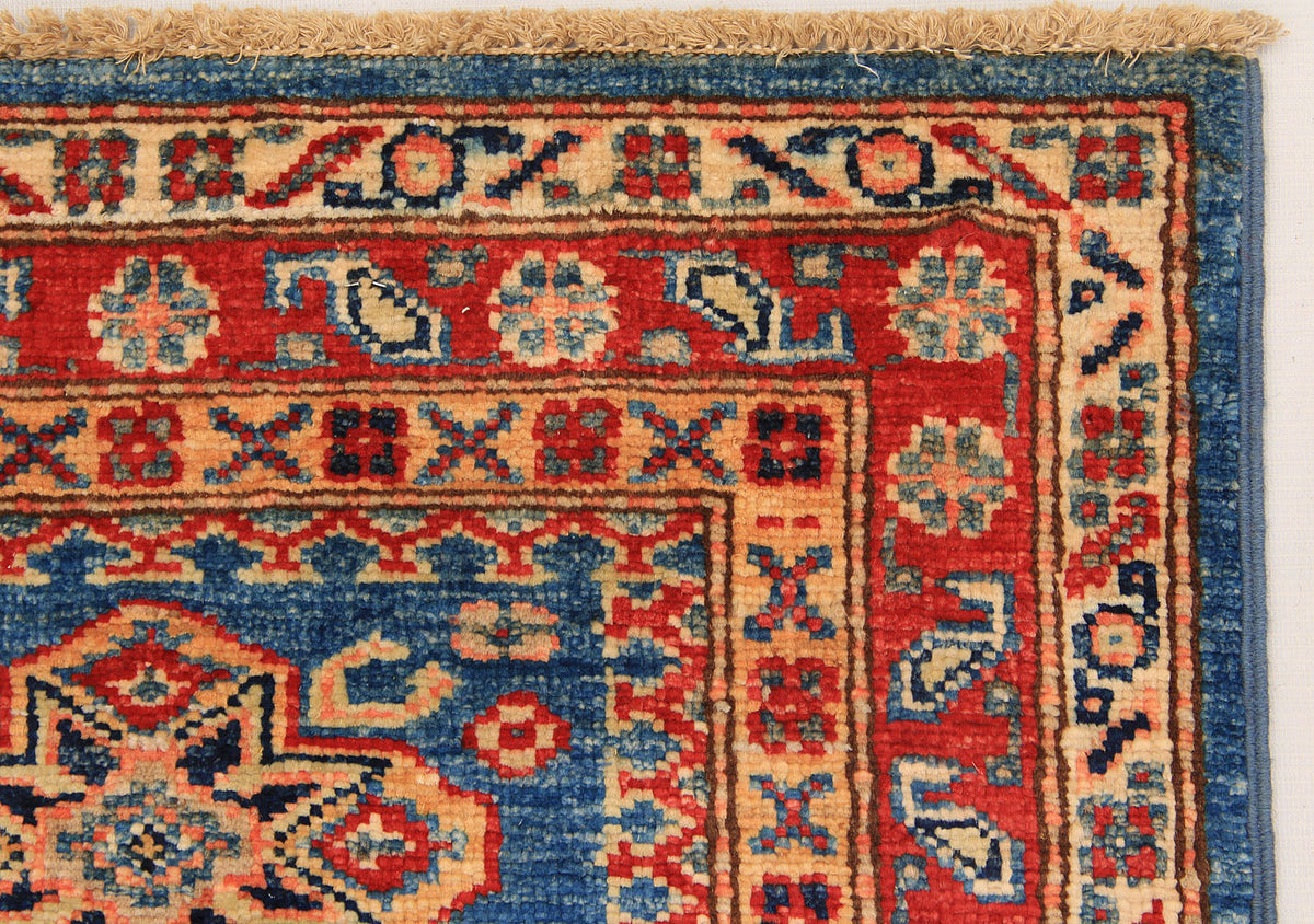 Supreme Kazak Blue Rug 1.87m x 0.63m
