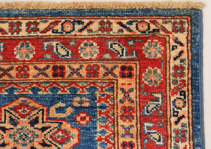 Supreme Kazak Blue Rug 1.87m x 0.63m