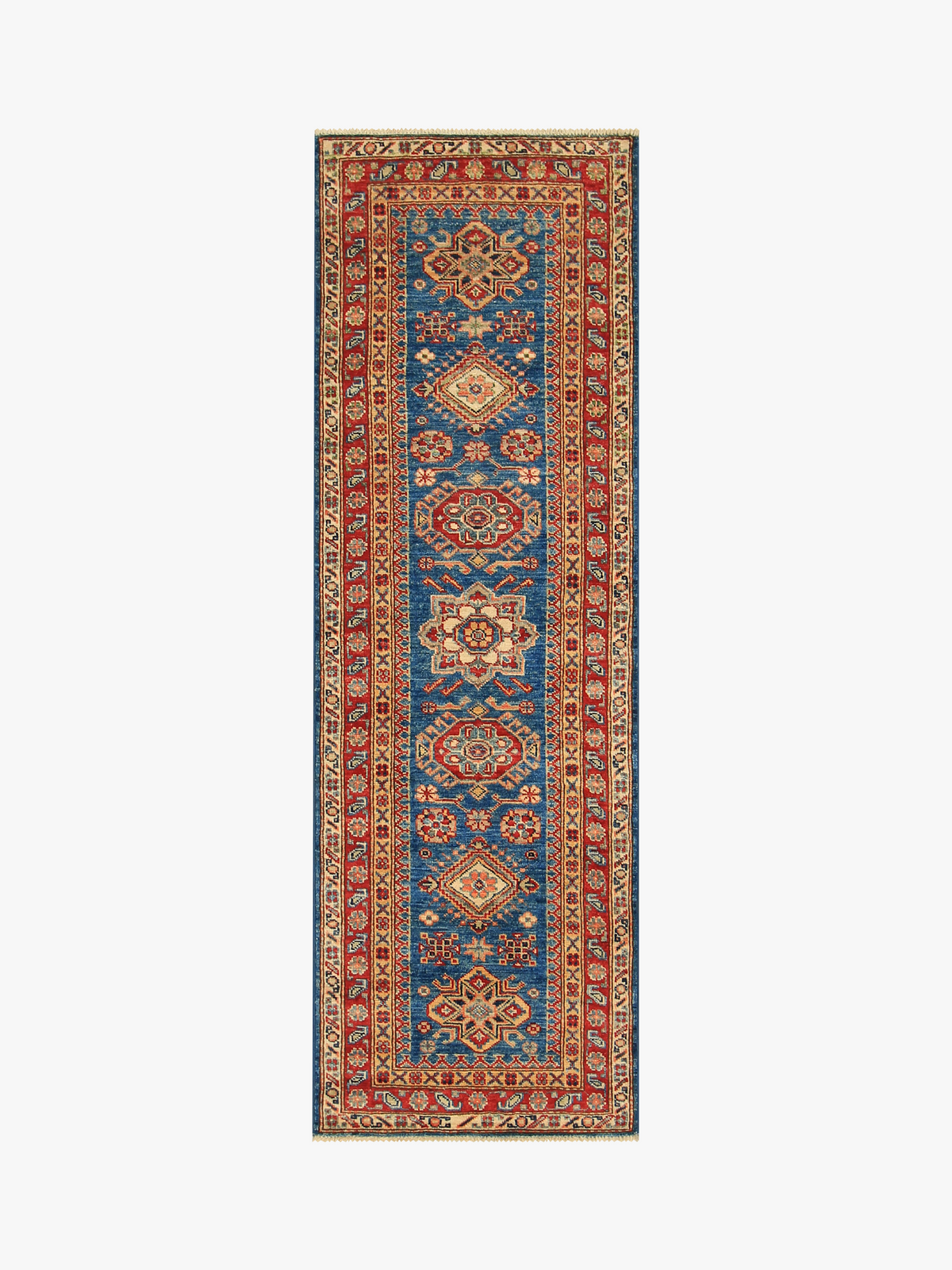 Supreme Kazak Blue Rug 1.85m x 0.62m