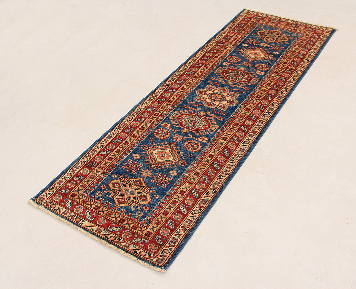 Supreme Kazak Blue Rug 1.85m x 0.62m