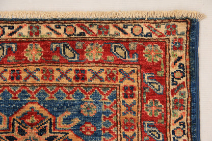 Supreme Kazak Blue Rug 1.85m x 0.62m