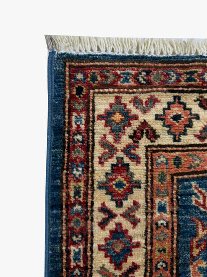 Supreme Kazak Blue Rug 1.84m x 0.63m