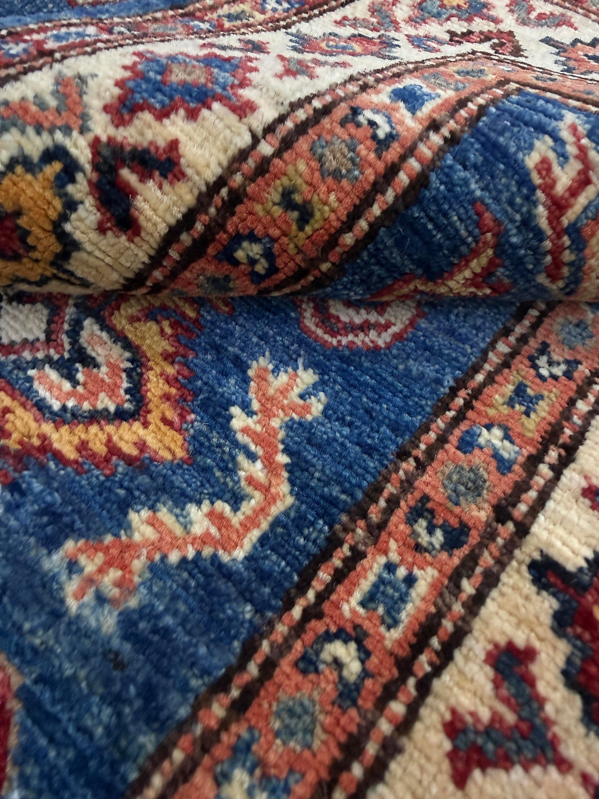 Supreme Kazak Blue Rug 1.84m x 0.63m