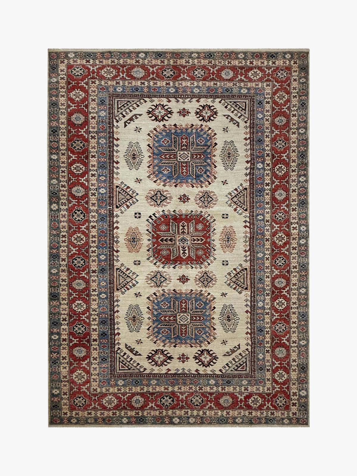 Supreme Kazak Ivory Rug 2.42m x 1.67m