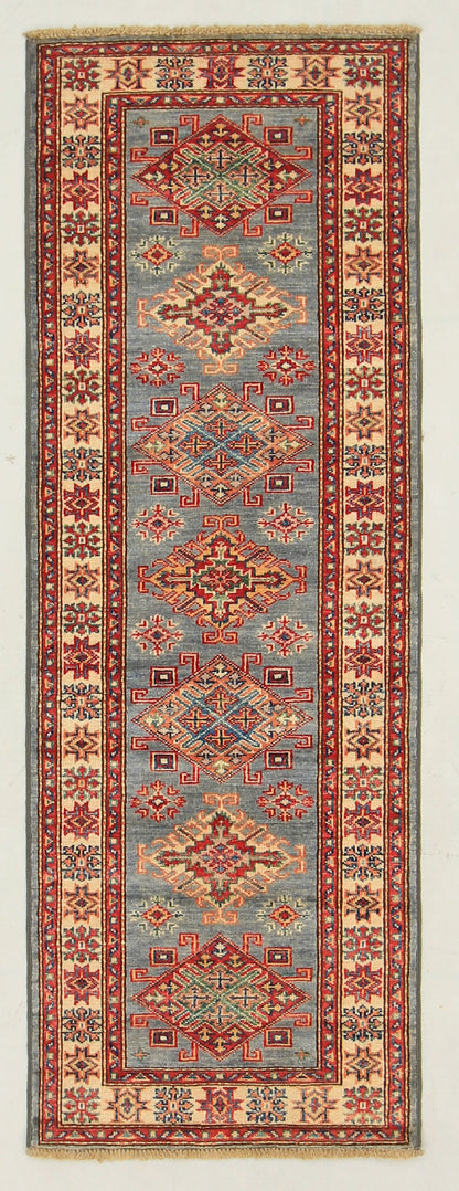 Supreme Kazak Grey Rug 1.74m x 0.63m