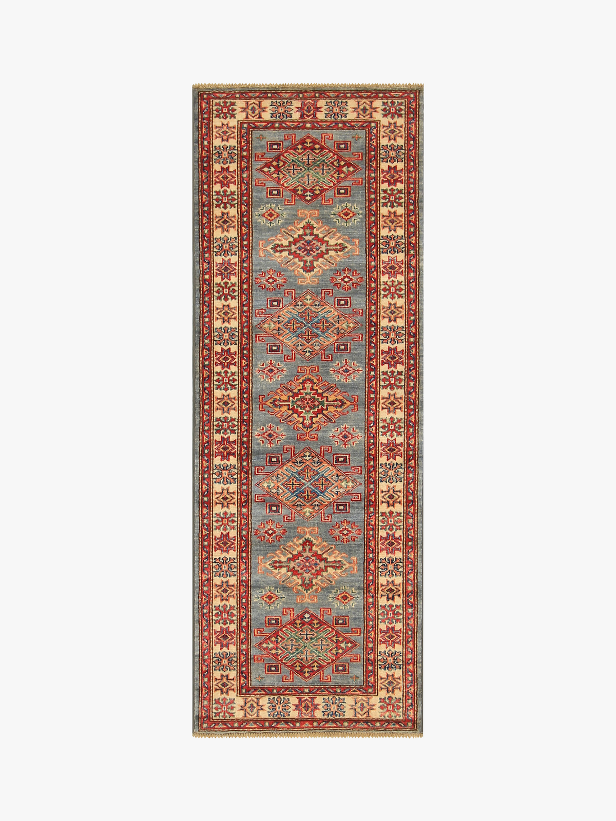 Supreme Kazak Grey Rug 1.74m x 0.63m