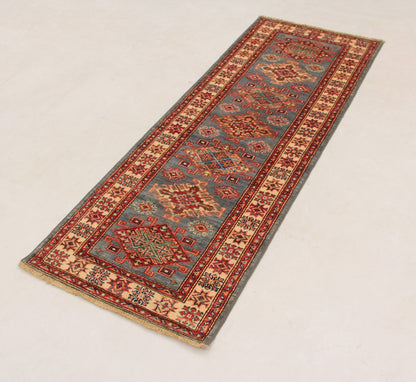 Supreme Kazak Grey Rug 1.74m x 0.63m