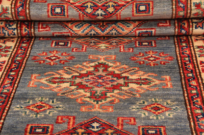 Supreme Kazak Grey Rug 1.74m x 0.63m