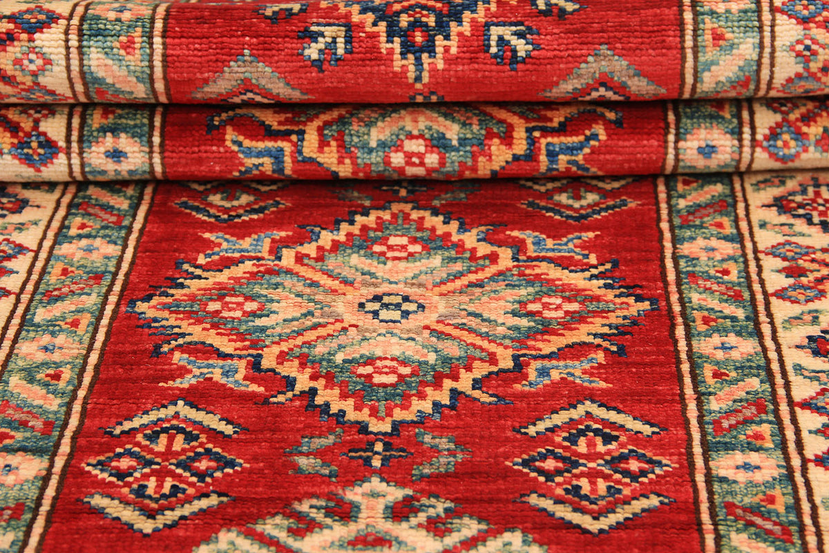 Supreme Kazak Red Rug 1.84m x 0.61m