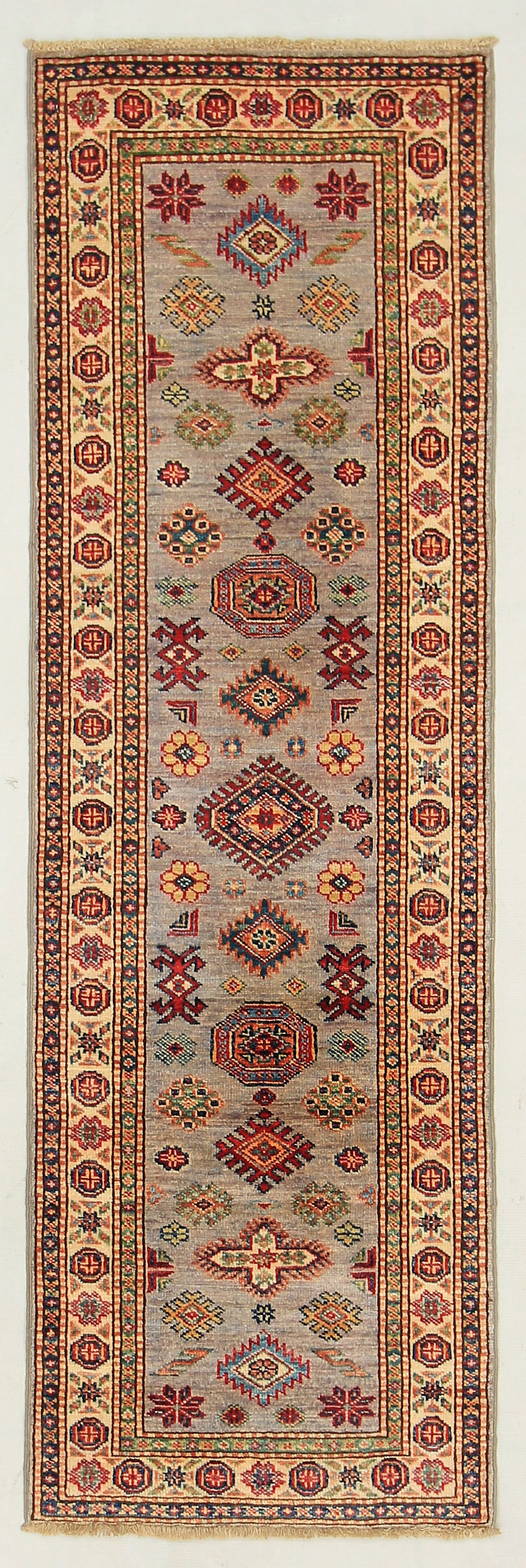 Supreme Kazak Grey Rug 1.82m x 0.58m