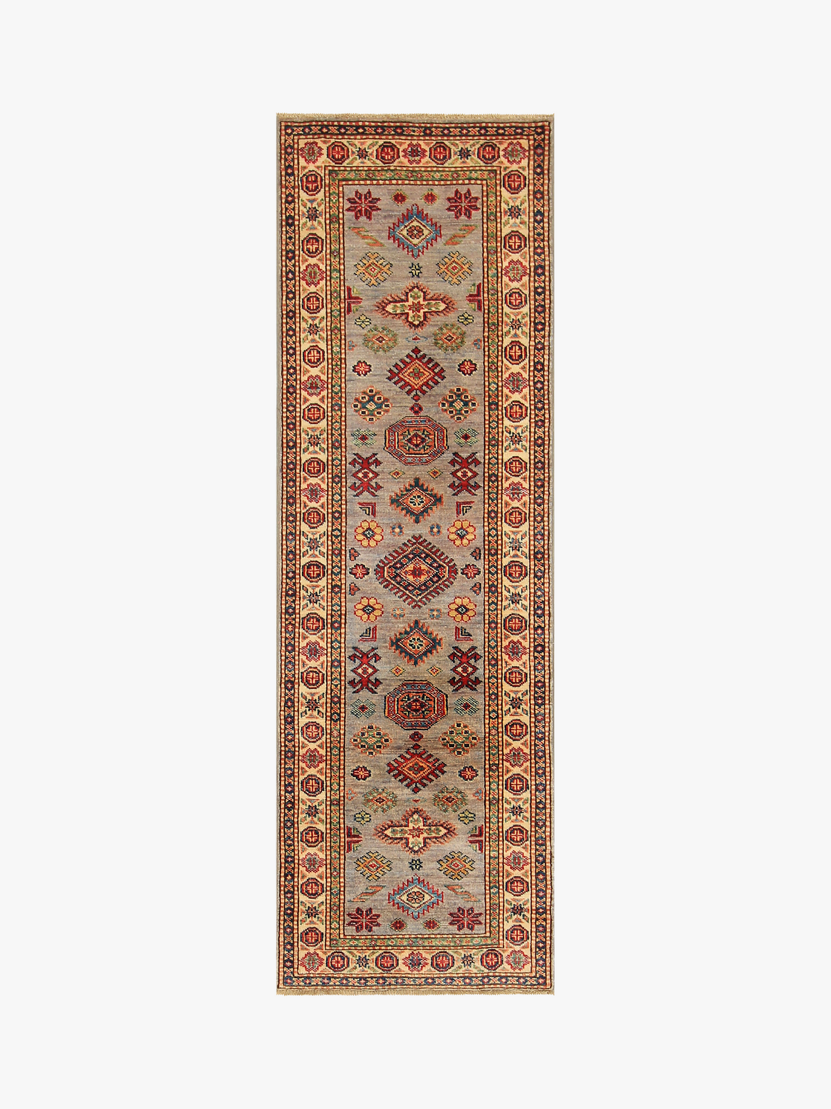 Supreme Kazak Grey Rug 1.82m x 0.58m