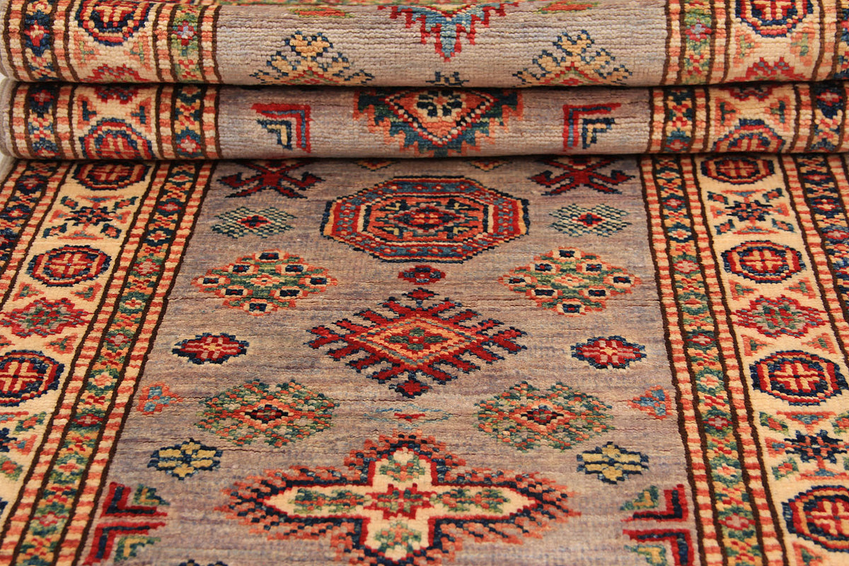Supreme Kazak Grey Rug 1.82m x 0.58m