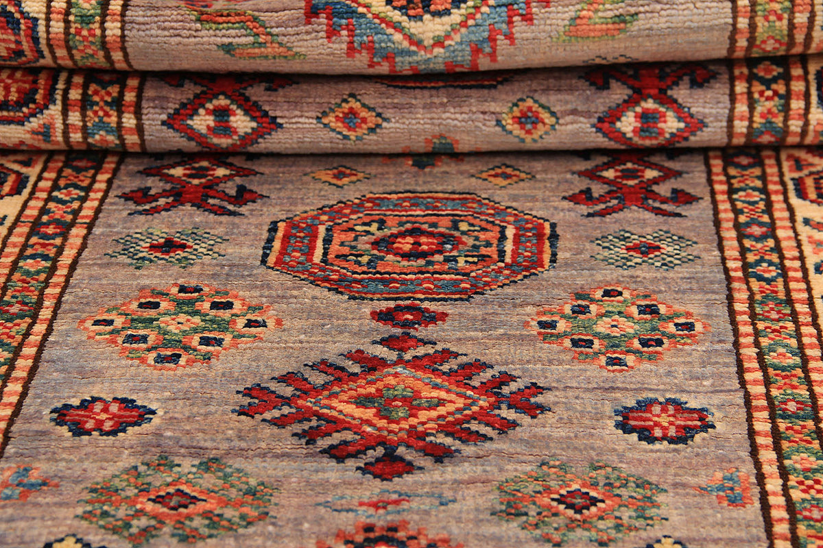Supreme Kazak Grey Rug 1.81m x 0.62m