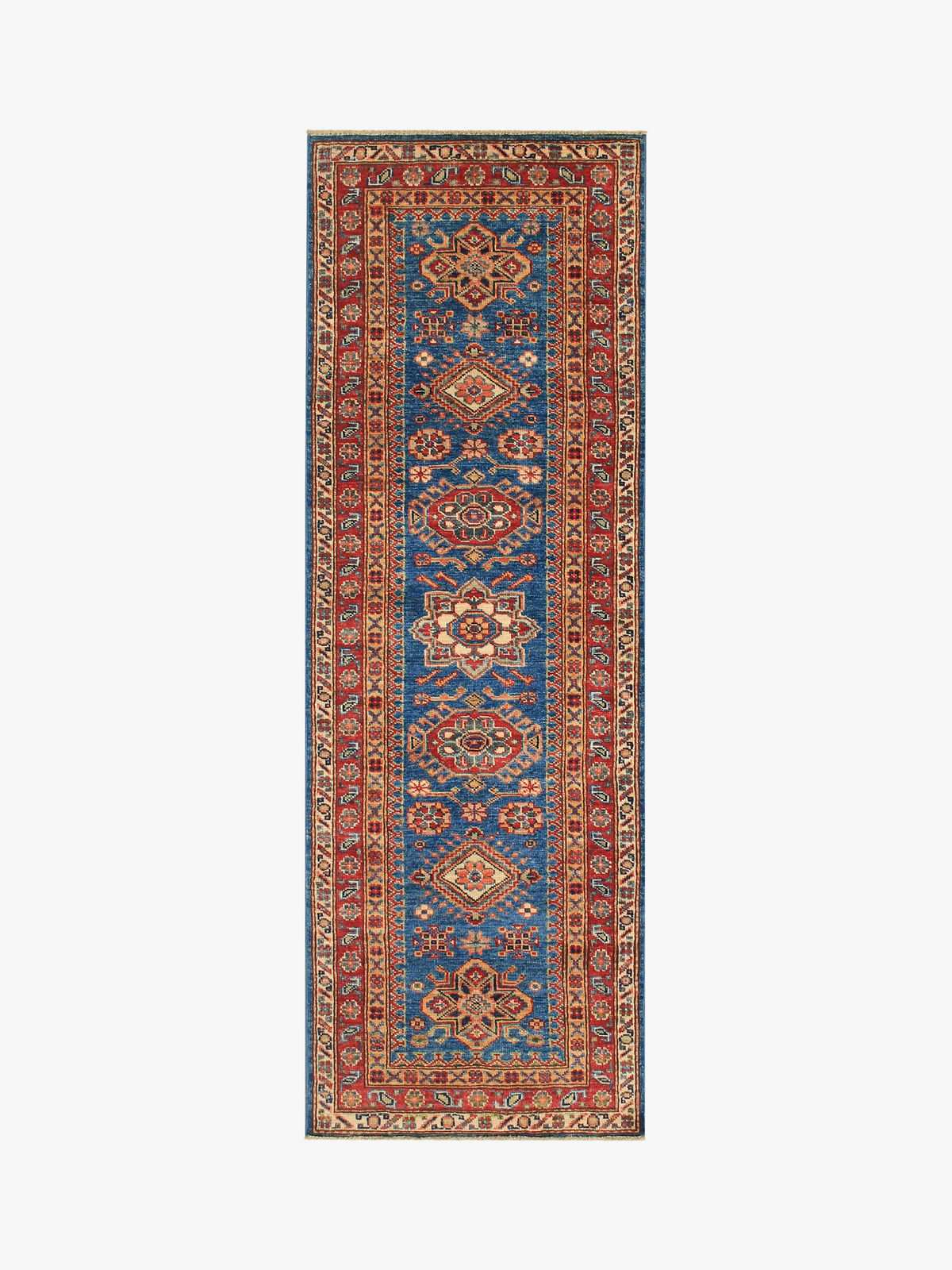 Supreme Kazak Blue Rug 1.80m x 0.63m