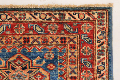 Supreme Kazak Blue Rug 1.80m x 0.63m