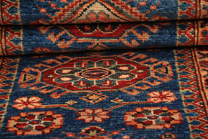 Supreme Kazak Blue Rug 1.80m x 0.63m