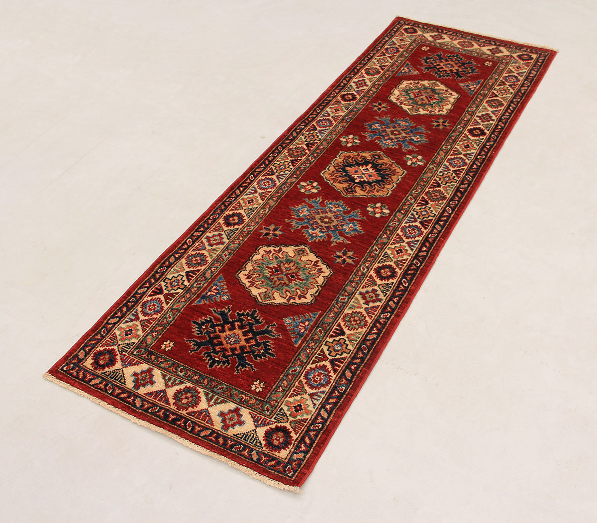 Supreme Kazak Red Rug 1.88m x 0.60m