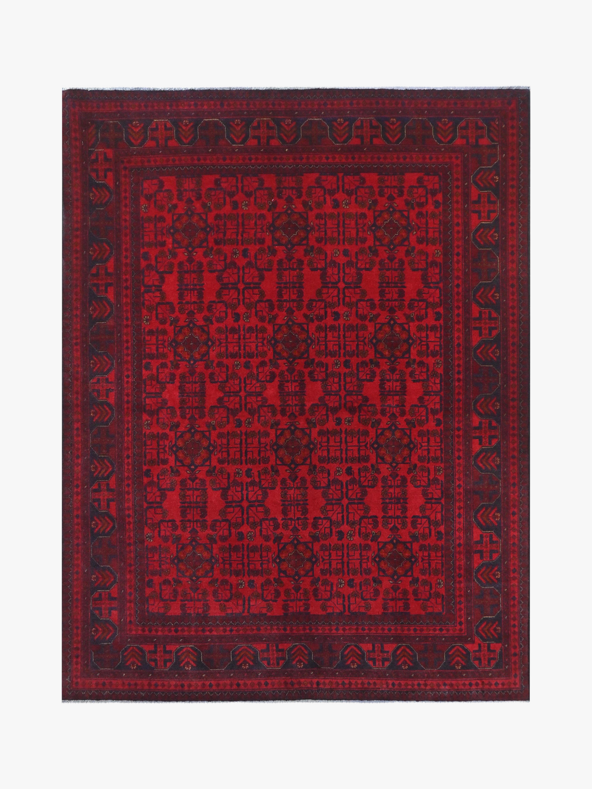 Khal Mohammadi Red Rug 1.69m x 2.27m