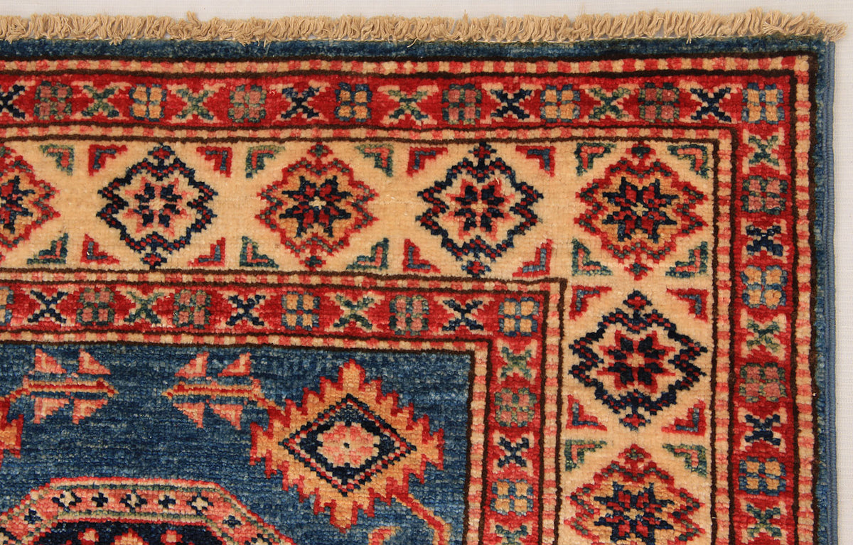 Supreme Kazak Blue Rug 2.86m x 0.82m