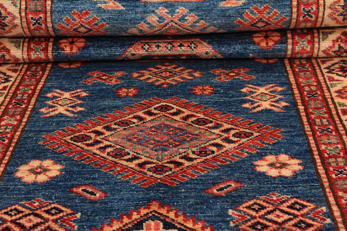 Supreme Kazak Blue Rug 2.86m x 0.82m