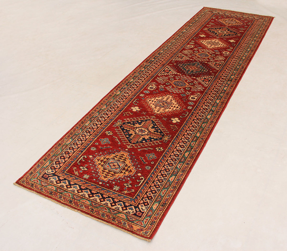 Supreme Kazak Red Rug 2.92m x 0.83m