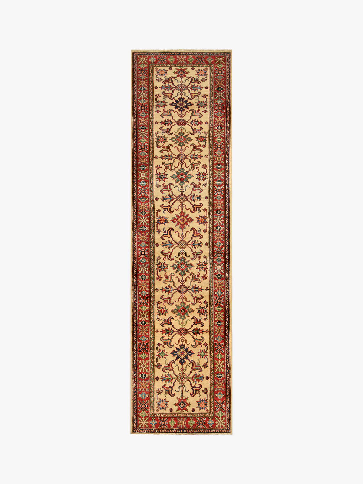 Supreme Kazak Ivory Rug 2.94m x 0.83m