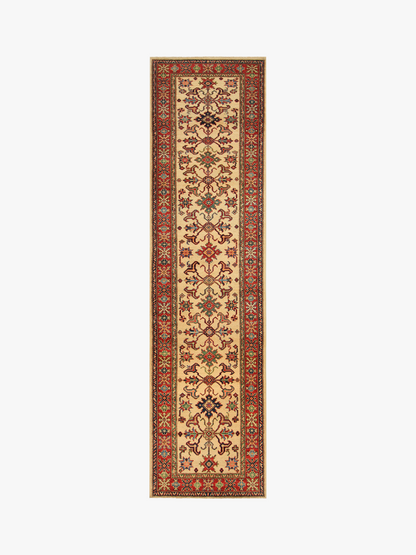 Supreme Kazak Ivory Rug 2.94m x 0.83m