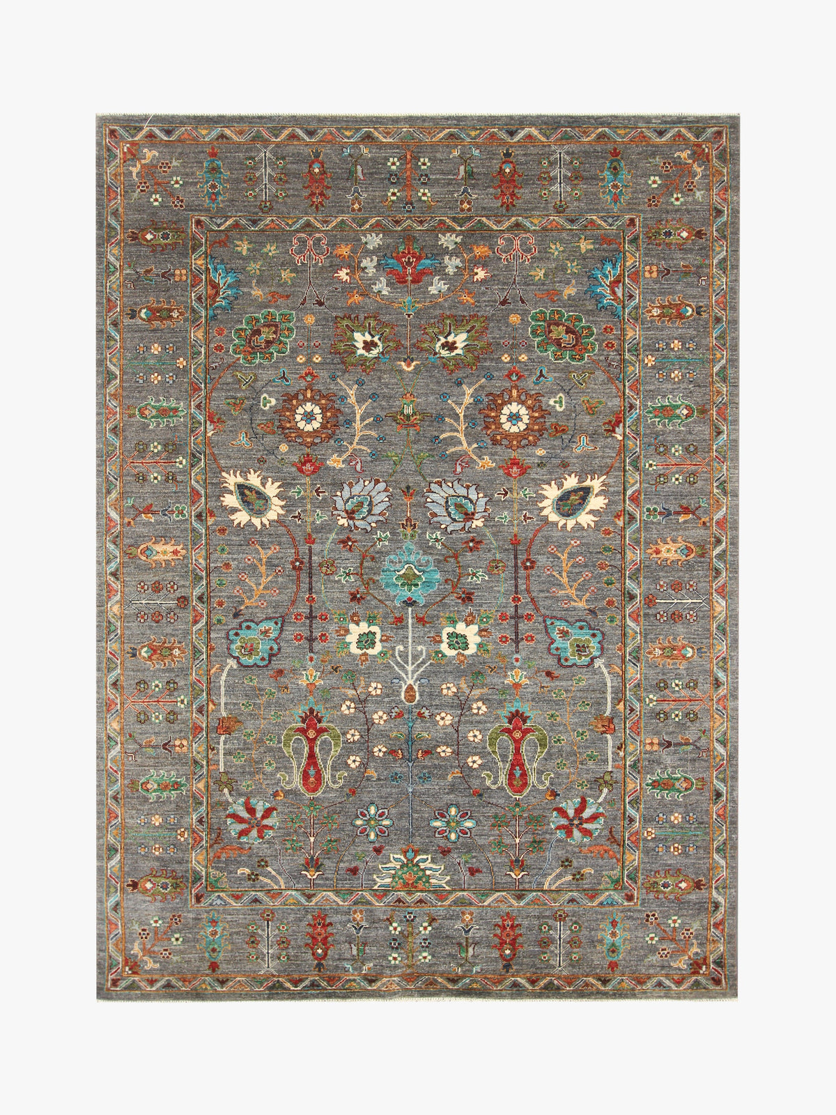 Sultani Grey Rug 2.43m x 1.73m