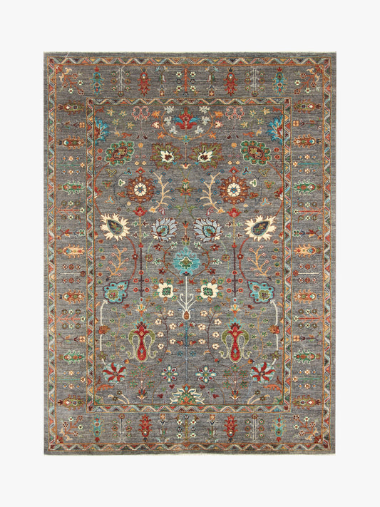 Sultani Grey Rug 2.43m x 1.73m