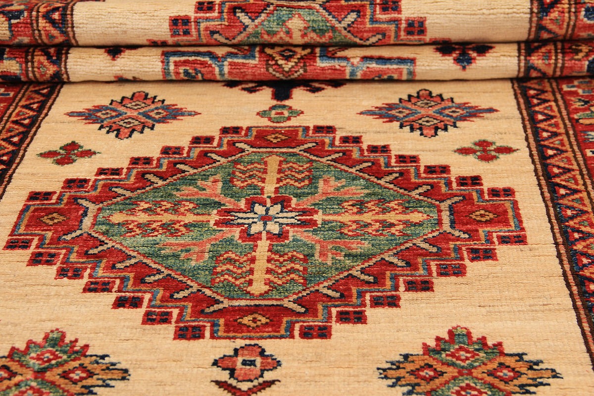 Supreme Kazak Ivory Rug 2.91m x 0.81m