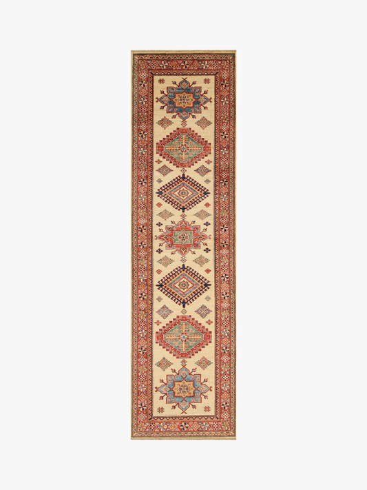 Supreme Kazak Ivory Rug 2.91m x 0.83m