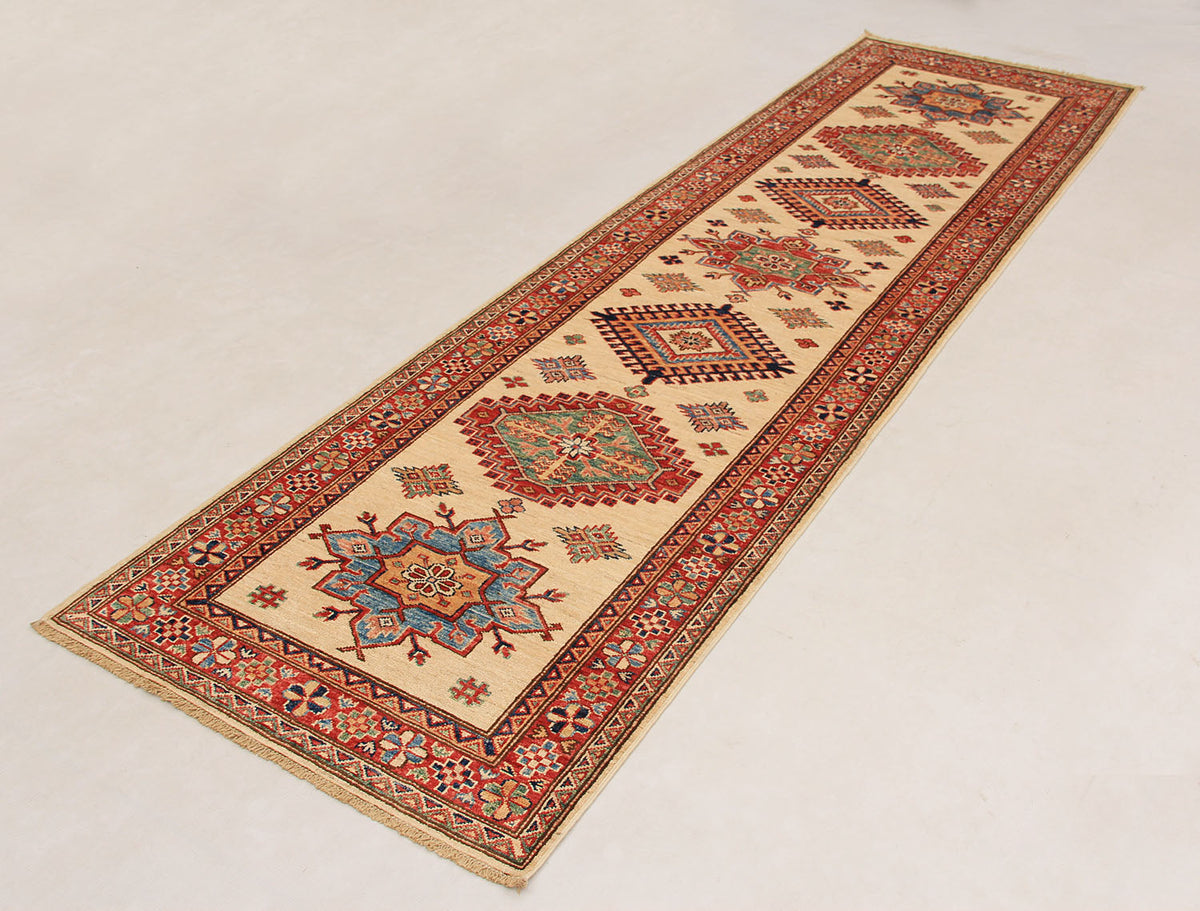 Supreme Kazak Ivory Rug 2.91m x 0.83m