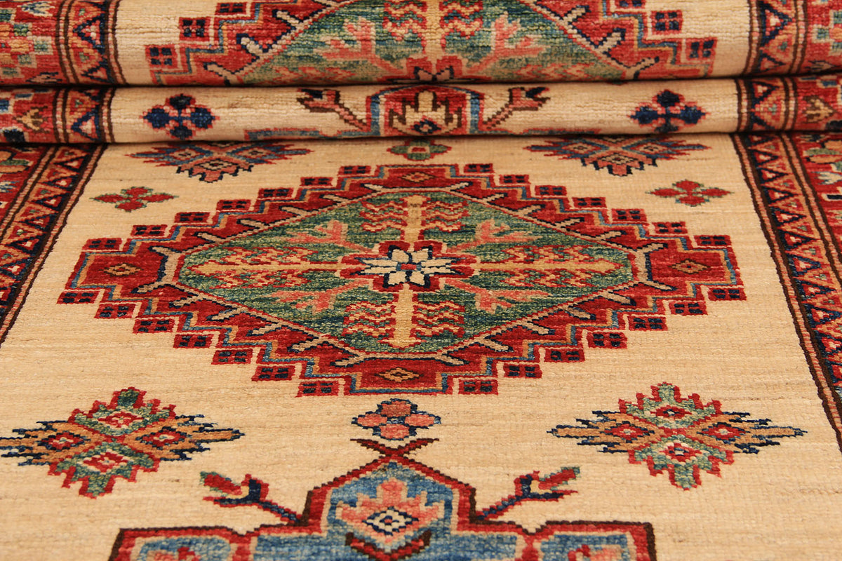 Supreme Kazak Ivory Rug 2.91m x 0.83m