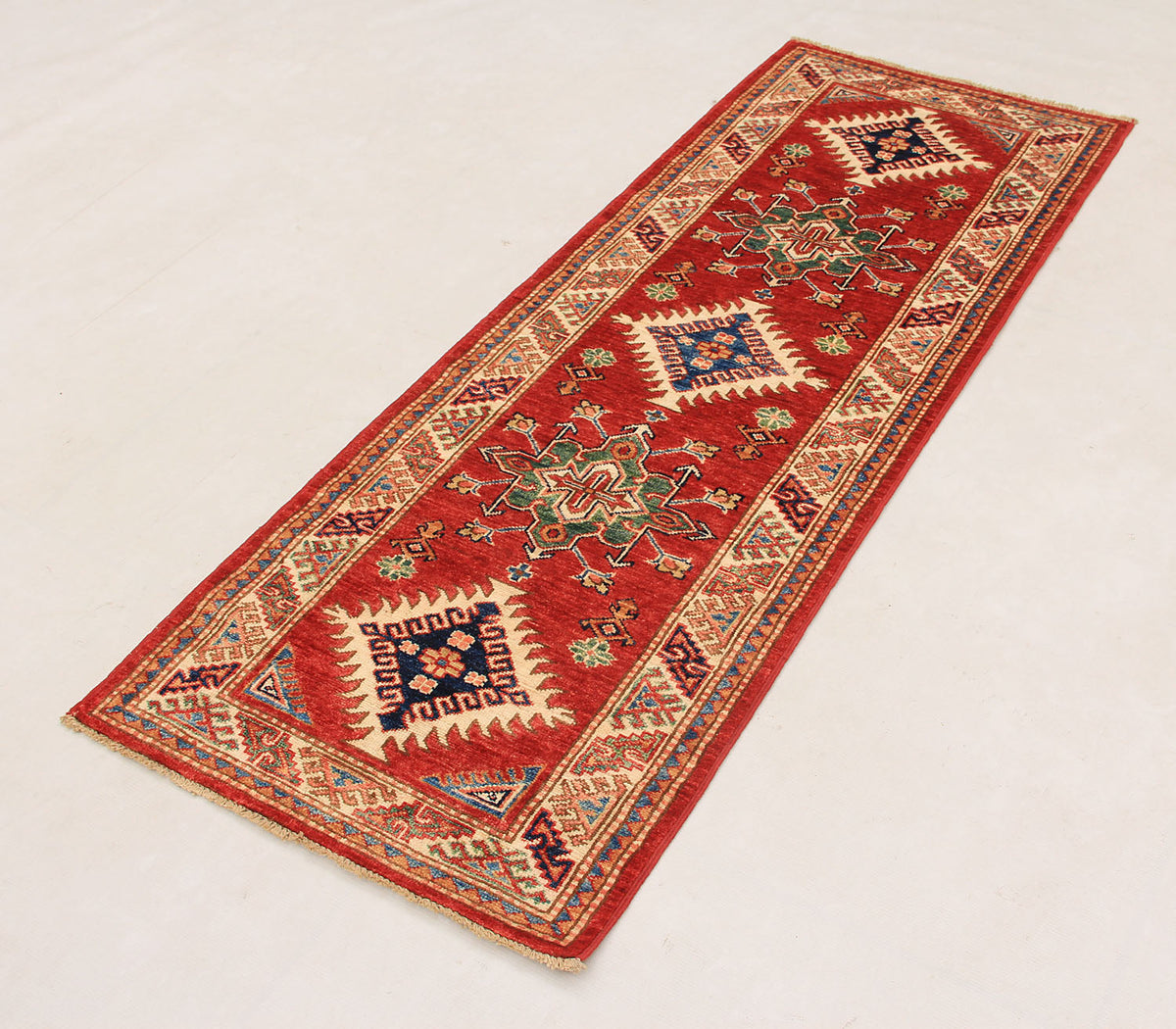 Supreme Kazak Red Rug 1.79m x 0.66m