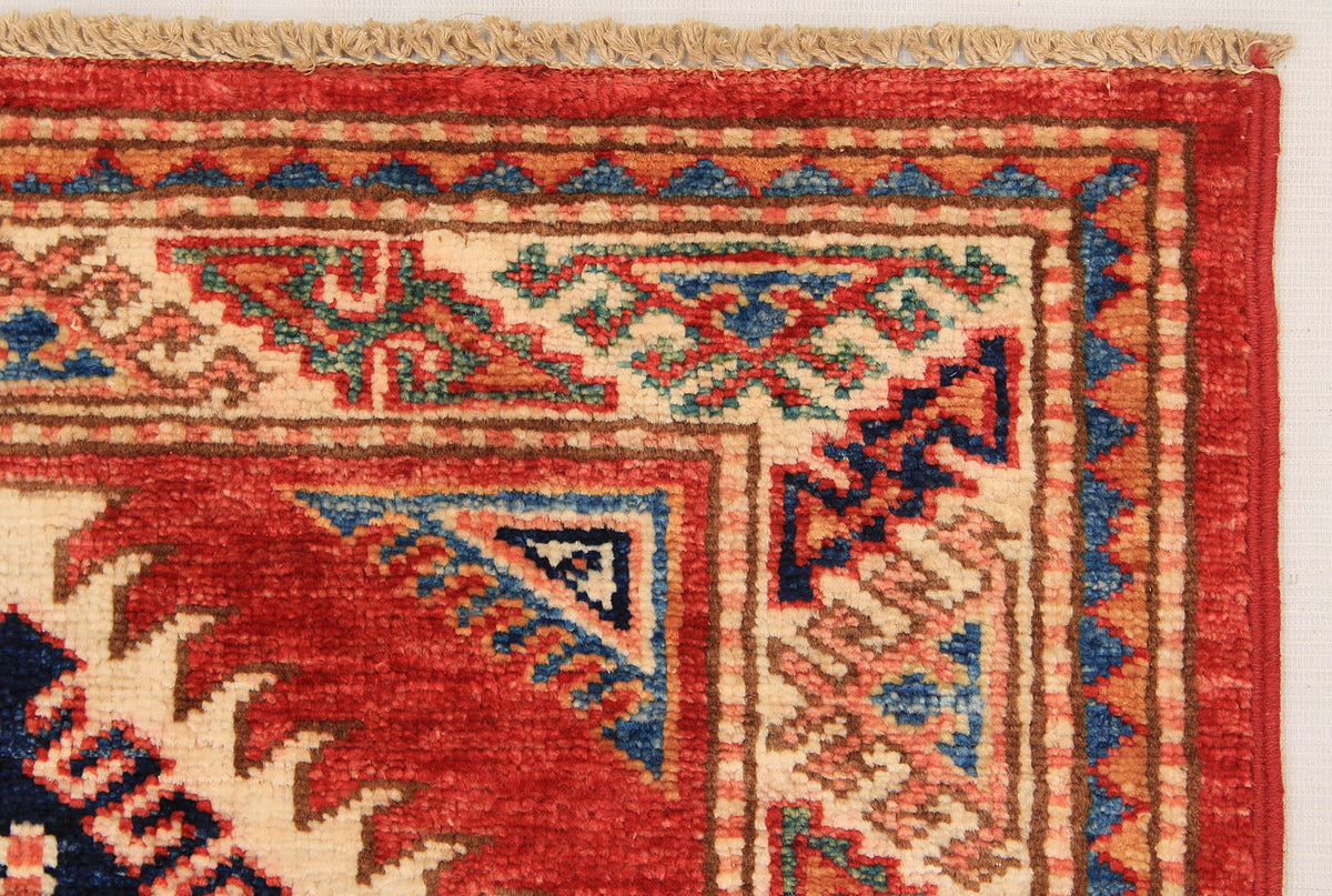 Supreme Kazak Red Rug 1.79m x 0.66m