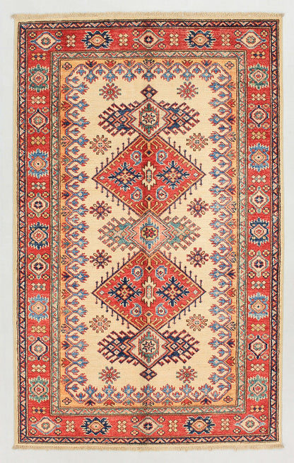 Supreme Kazak Ivory Rug 1.55m x 0.99m