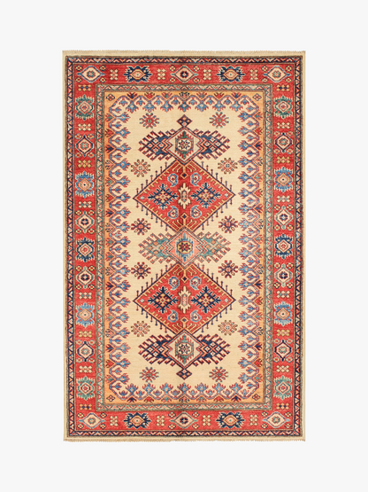 Supreme Kazak Ivory Rug 1.55m x 0.99m