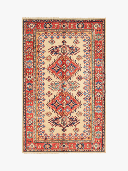 Supreme Kazak Ivory Rug 1.55m x 0.99m