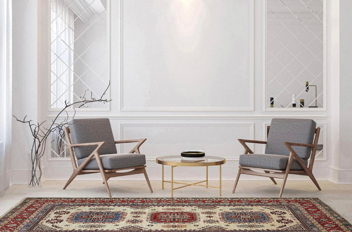 Supreme Kazak Ivory Rug 2.42m x 1.67m