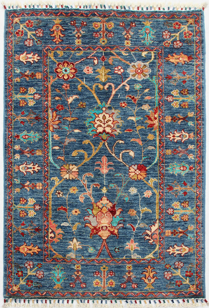 Sultani Blue Rug 1.27m x 0.84m