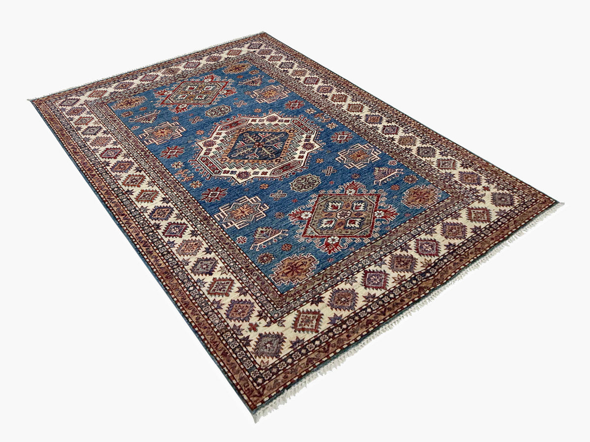 Supreme Kazak Blue Rug 2.37m x 1.64m